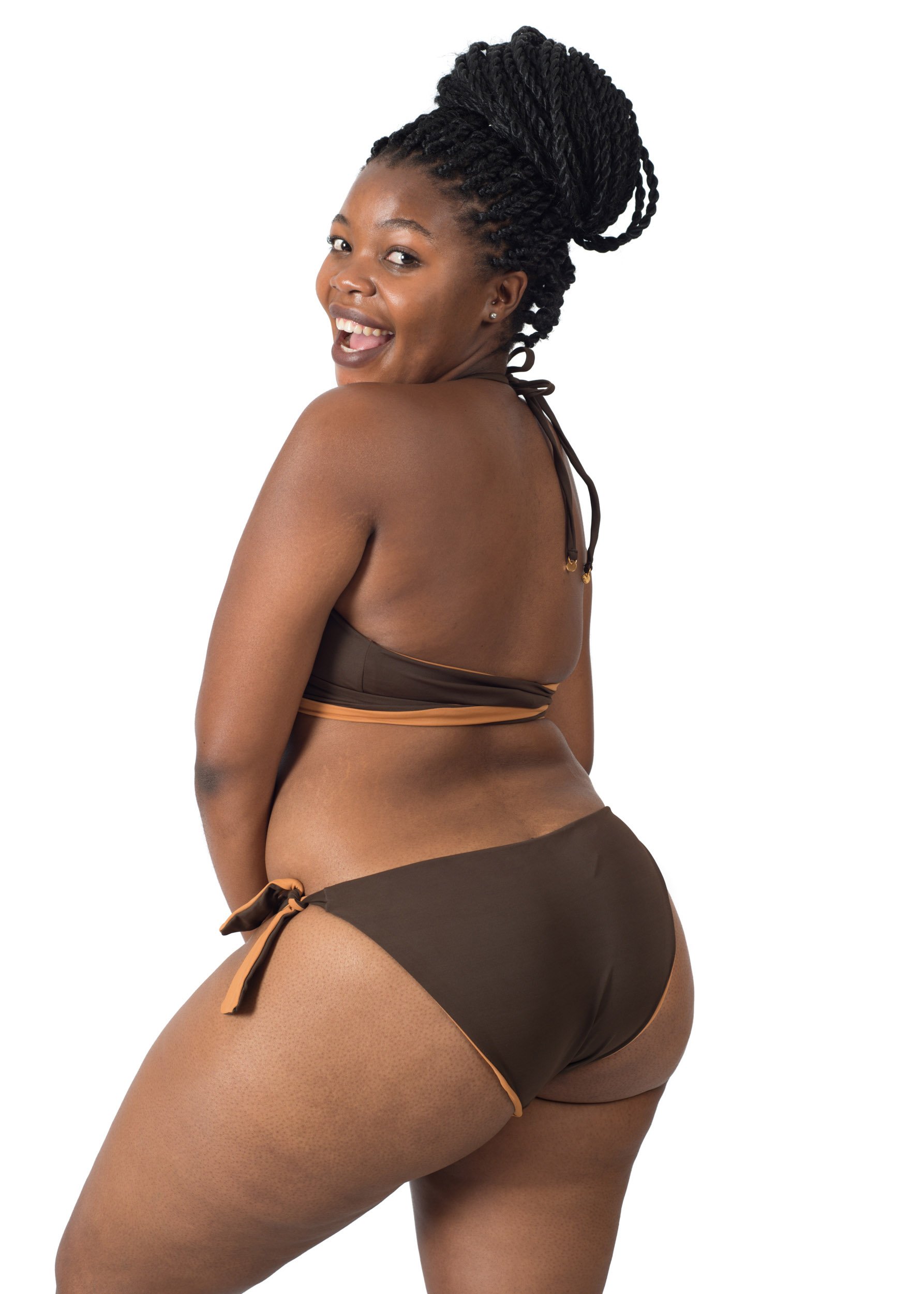 Nude Wear - 2 in 1 Bikini Bottom Cocoa & Toffee - Image 5